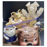 Misc Pig Decor Cookie Jars