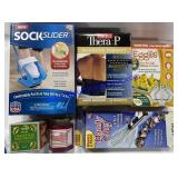 Sock Slider, Back Brace, Misc Kitchen Utensils