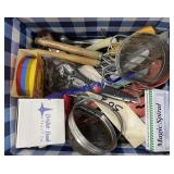 Box of Misc Kitchen Utensils