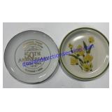 50TH Anniversary & Flower Plates