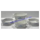 Vintage Corningware Dishes (3) 22 Oz & (1) 1 3 /4
