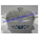Vintage Corningware 1 3/4 Quart Dish & Lid