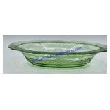Green Depression Glass Bowl