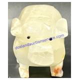 Stone Carved Pig (3")
