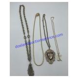 Lot of (4) Necklaces