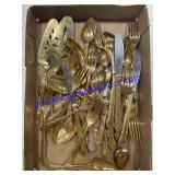 Bag of Rebacraft Gold Colored Flatware