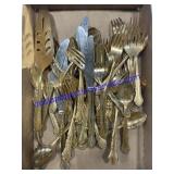 Flat of Relacraft Gold Colored Flatware