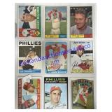 Lot of (9) Vintage Topps Baseball Cards
