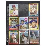 Lot of (8) Vintage Topps Baseball Cards