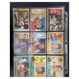 Lot of (9) Vintage Topps Baseball Cards