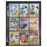 Lot of (9) Vintage Topps Baseball Cards