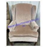 Pink Upholstered Sitting Chair
