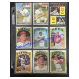 Lot of (9) Vintage Topps Baseball Cards