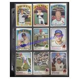 Lot of (9) Vintage Topps Baseball Cards