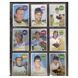 Lot of (9) Vintage Topps Baseball Cards