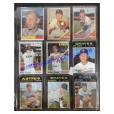 Lot of (9) Vintage Topps Baseball Cards