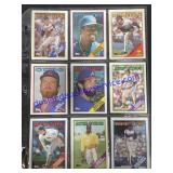 Lot of (11) 1988 Topps Baseball Cards