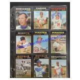 Lot of (9) Vintage Topps Baseball Cards