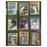 Lot of (9) Vintage Topps Baseball Cards