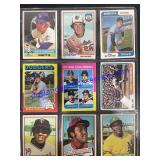 Lot of (9) Vintage Topps Baseball Cards