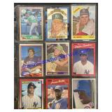 Lot of (9) Vintage Baseball Cards