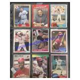 Lot of (9) Vintage Baseball Cards