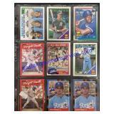 Lot of (9) Vintage Baseball Cards
