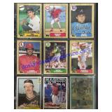 Lot of (9) Vintage Baseball Cards