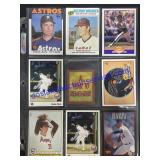 Lot of (9) Vintage Nolan Ryan Baseball Cards