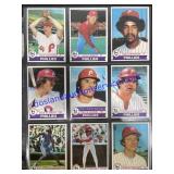 Lot of (9) Vintage Baseball Cards