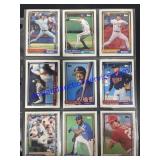Lot of (9) Misc. Baseball Cards