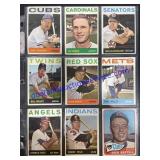 Lot of (9) Vintage Topps Baseball Cards