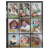 Lot of (9) Vintage Topps Baseball Cards