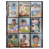 Lot of (9) Vintage Topps Baseball Cards