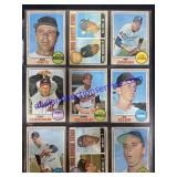 Lot of (9) Vintage Topps Baseball Cards