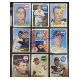 Lot of (9) Vintage Topps Baseball Cards