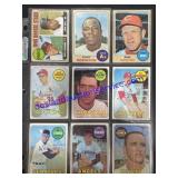 Lot of (9) Vintage Topps Baseball Cards