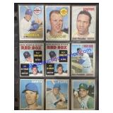Lot of (9) Vintage Topps Baseball Cards