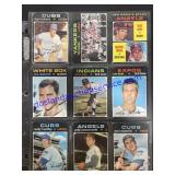 Lot of (9) Vintage Topps Baseball Cards