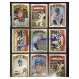 Lot of (9) Vintage Topps Baseball Cards