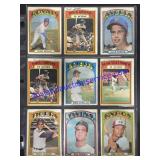 Lot of (9) Vintage Topps Baseball Cards