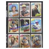 Lot of (9) Vintage Topps Baseball Cards