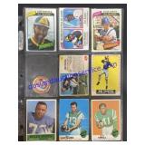Lot of (8) Vintage Baseball/Football Cards