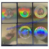 Lot of (6) Holographic 1992 Upper Deck Baseball