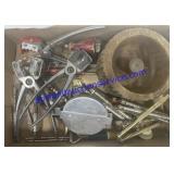 Flat of Misc Nut Crackers & Bowl for Shells