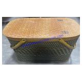 Large Woven Picnic Basket