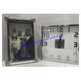 Clock & Victorian Era Scene Wall Decor