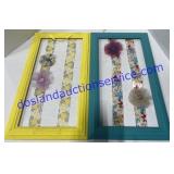 Pair of Hair Bow Wall Hangings