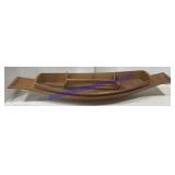 Wooden Boat Decoration 48" Long