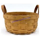 Longaberger 1995 Round Basket (7 x 7 x 4)